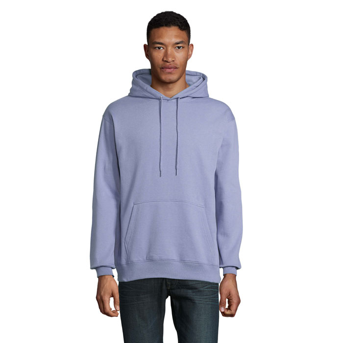 Sweat à capuche unisexe promotionnel CONDOR Bleu 1
